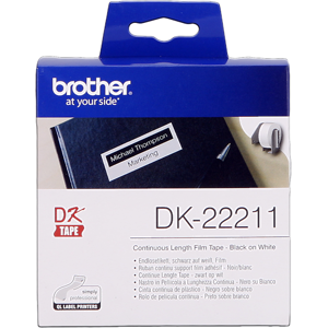 Brother Etiquettes Noir sur blanc Original DK-22211