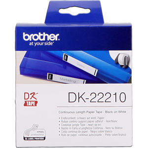 Brother Etiquettes Noir sur blanc Original DK-22210