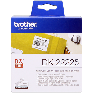 Brother Etiquettes Noir sur blanc Original DK-22225