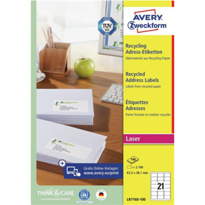 Avery Zweckform Versandetiketten Etiquettes Blanc Original LR7160-100