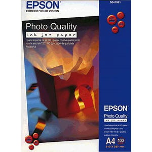 Epson Photo Quality 100 Blatt Papier Blanc Original C13S041061