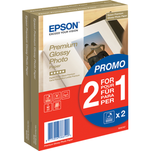 Epson Premium Glossy 80 Blatt Papier Blanc Original C13S042167