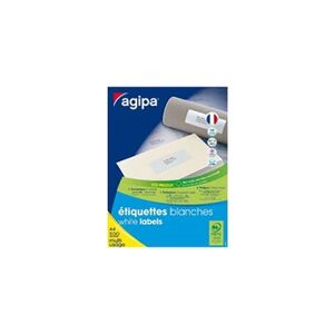 Agipa étiquettes multi-usage, 70 x 35 mm, blanc - Publicité
