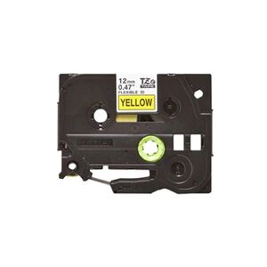 TZe-FX631 - Noir sur jaune - Rouleau (1,2 cm x 8 m) 1 cassette(s) ruban ID flexible - pour Brother PT-D210, D600, H110; P-Touch PT-1005, D200, D410, - Publicité