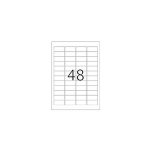 Herma Special - Papier - mat - auto-adhésif amovible - blanc - 45.7 x 21.2 mm 1200 étiquette(s) (25 feuille(s) x 48) étiquettes - Publicité