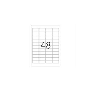 Herma Special - Papier - mat - auto-adhésif permanent - enduit - blanc - 45.7 x 21.2 mm - 90 g/m² - 1200 étiquette(s) (25 feuille(s) x 48) étiquettes - Publicité