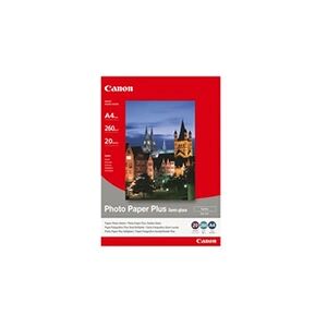 Canon Photo Paper Plus SG-201 - Semi-brillant - A4 (210 x 297 mm) - 260 g/m² - 20 feuille(s) papier photo - pour PIXMA iP3680, MG8250, MP198, MP228, MP245, - Publicité