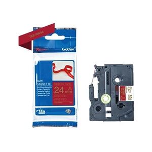 TZe-RW54 - Satin - or sur rouge vin - Rouleau (2,4 cm x 4 m) 1 cassette(s) bande de ruban - pour Brother PT-D600; P-Touch PT-3600, D600, D800, E550, - Publicité