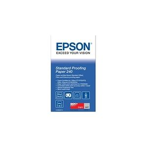 Epson Proofing Paper Standard - Semi-mat - 9 mils - Rouleau (43,2 cm x 30,5 m) - 240 g/m² - 1 rouleau(x) papier épreuve - pour SureColor SC-P10000, P20000, - Publicité