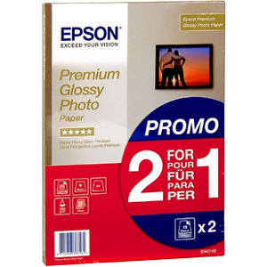 Epson Papier Photo Premium Glossy - A4 - 2x 15 Feuilles - 255g /m² - Publicité