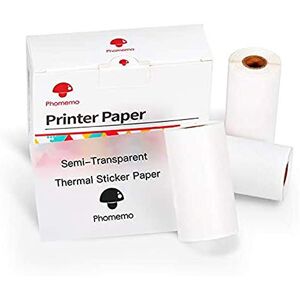 Phomemo Papier Thermique A4 2 Rouleaux, Compatible avec L'imprimante  Portable Phomemo M832, pour Voyage, Maison, Photo, Papier Thermique 210x297  mm, 23 Feuilles/Rouleau : : Fournitures de bureau