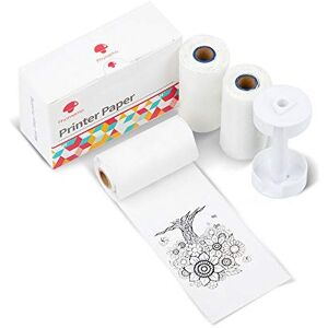 Phomemo – papier autocollant thermique adhésif Transparent, 50mm, pour