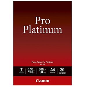 Canon Pqt de 20 Feuilles Papier photo PT-101 A4 300 g - Publicité