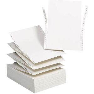 Exacompta Papier listing traitement de texte 80 gr 240 x 305 mm - Carton de 2000