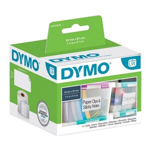 Dymo Pack 12 rouleaux d'étiquettes 57 x 32 mm Dymo - Rouleaux de 1000 étiquettes Gris