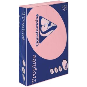 Clairefontaine Ramette papier couleur Clairefontaine Trophée couleurs pastel A4 80 gr - 500 feuilles - rose pastel