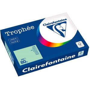 Clairefontaine Ramette papier couleur Clairefontaine Trophée couleurs pastel A4 80 gr - 500 feuilles - vert pastel