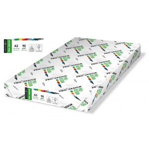 Inapa Ramette 500 feuilles papier extra Blanc satiné PRO DESIGN A3 90G CIE 168