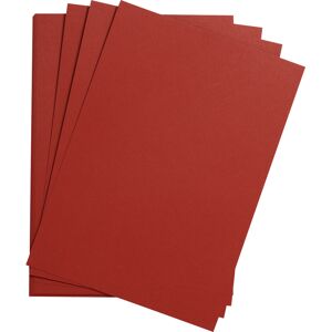 Clairefontaine Etival Color paquet 5F A4 160g - Bordeaux - Lot de 5 Ficelle