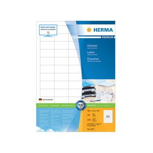 Herma Etiquette universelle PREMIUM, 99,1 x 93,1 mm, blanc