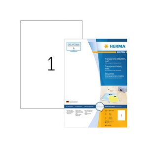 Herma Étiquette en film SPECIAL, 48,3 x 25,4 mm, transparent