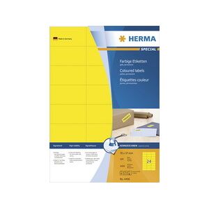 Herma Etiquette universelle SPECIAL, 70 x 37 mm, bleu Jaune