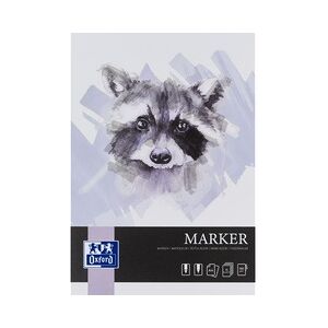 Oxford Art Bloc de dessin marqueur 'Marker', A3, 15 feuilles - Lot de 3