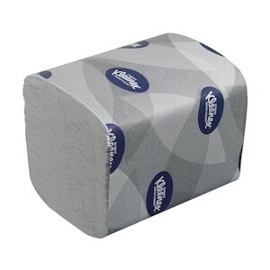 Kleenex Papier toilette plié Kleenex 8408 - Papier toilette 2 plis grand format - 36 paquets x 200 feuilles de papier toilette (7 200 feuilles)