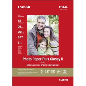 Canon Papier Photo PP-201 Plus Glossy II 265g A4 20 Feuilles