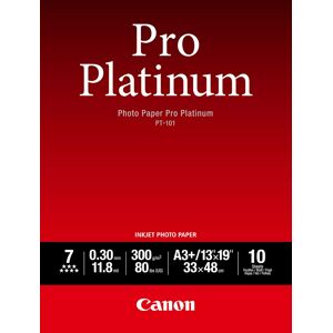 Canon Papier Photo PT-101 Pro Platinum A3+ 10 Feuilles Ultra Brillant - Publicité