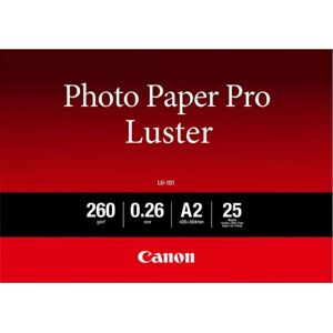 Canon Papier Photo Professionnel Lu-101 Lustre A2 25 Feuilles