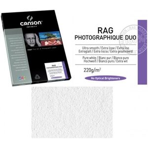 CANSON Papier Photo Infinity Rag Photo Duo A4 220g 25 Feuilles