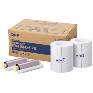 DNP Papier Thermique pour QW410 - 10 x 15cm 300 Photos Premium