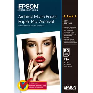 Epson Papier Photo A3+ 50 Feuilles Archival Mat