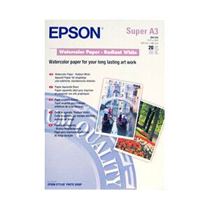 Epson Papier Photo Aquarelle A3+ 190g 20 Feuilles
