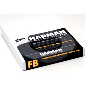 ILFORD Papier Harman Direct Positif FB 4x5 Inch 25 Feuilles Brillant