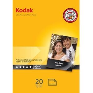 Kodak Papier Photo Ultra Premium 13x18cm 280g 20F Ultra Brillant
