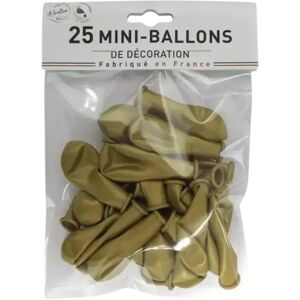 MINI BALLONS OR (lots de 25)