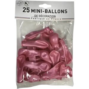 ballonpub MINI BALLONS METALLIQUE ROSE (lots de 25)