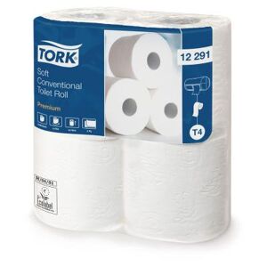 Papier toilette Tork Premium - 12291 - 48 rouleaux - Blanc  - T4