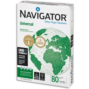 Papier Soporcel Navigator Universal CIE 169 - extra blanc - A4 - 80 g - lot de 3 ramettes de 500 feuilles