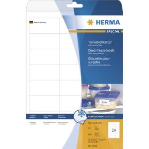 HERMA Etiquettes pour surgeles SuperPrint, 66 x 33,8 mm,