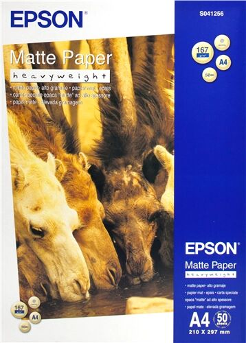 Epson Matte Paper 50 Blatt Papier Blanc Original C13S041256