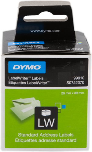 Dymo 99010 Etiquettes Blanc Original S0722370