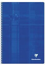 Clairefontaine Cahier reliure intégrale A4 100 pages petits carreaux + marge Couleur aléatoire - Assortis - Lot de 10