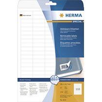 Herma Etiquette universelle SPECIAL, 52,5 x 21,2 mm, blanc - Lot de 2