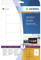 Herma Etiquette pour cassettes vidéo SPECIAL, 78,7 x 46,6 mm - Lot de 2