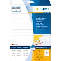 Herma Etiquette couvrante/correctrice SPECIAL,64,6 x 33,8 mm - Lot de 2