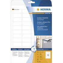 Herma Etiquette en film adhésif Outdoor SPECIAL, 63,5x33,9mm - Lot de 2