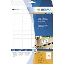 Herma Power Etiquette SPECIAL, 210 x 297 mm, blanc - Lot de 2